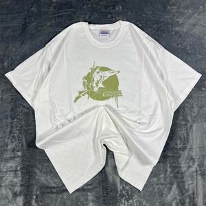 2008 Jackie Chan The Forbidden Kingdom White Graphic T-Shirt - size XL